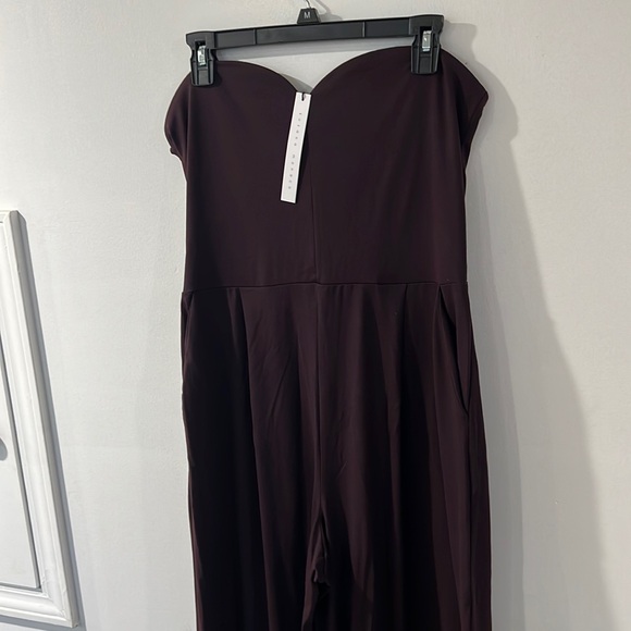 susana monaco Pleated Sweetheart Neck Jumpsuit - Picture 3 of 11